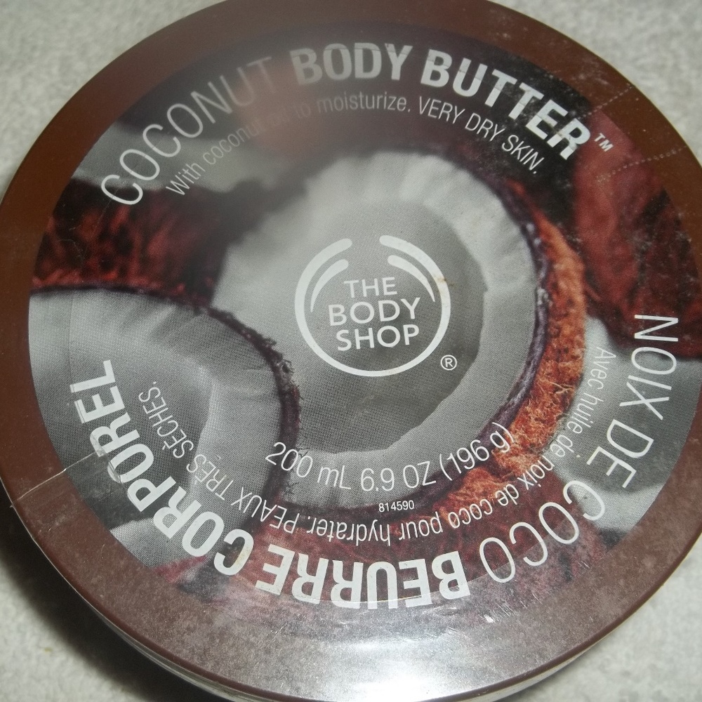 THE BODY SHOP  ( RARE)  Coconut Body Butter 6.75oz